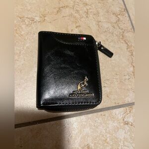 Alks Kvngaroo Black Leather Wallet